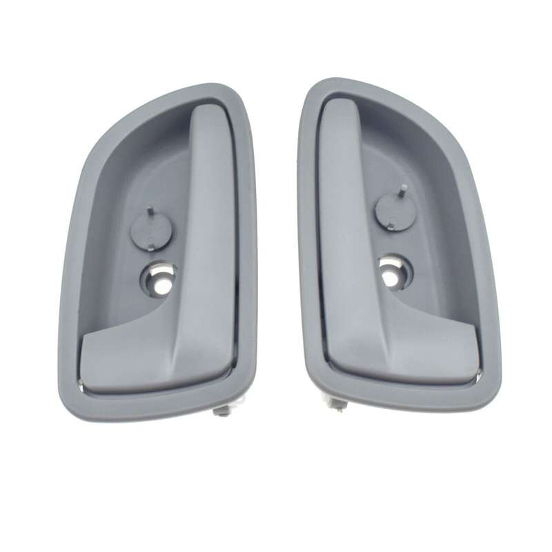 Left &amp; Right Side Interior Inner Door Handles Gray Pair For 2003-2005 Kia Rio