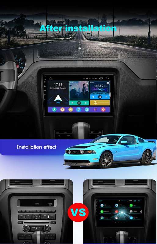Touchscreen Android Head Unit Car Video FM Radio GPS For Ford Mustang 2009-2014