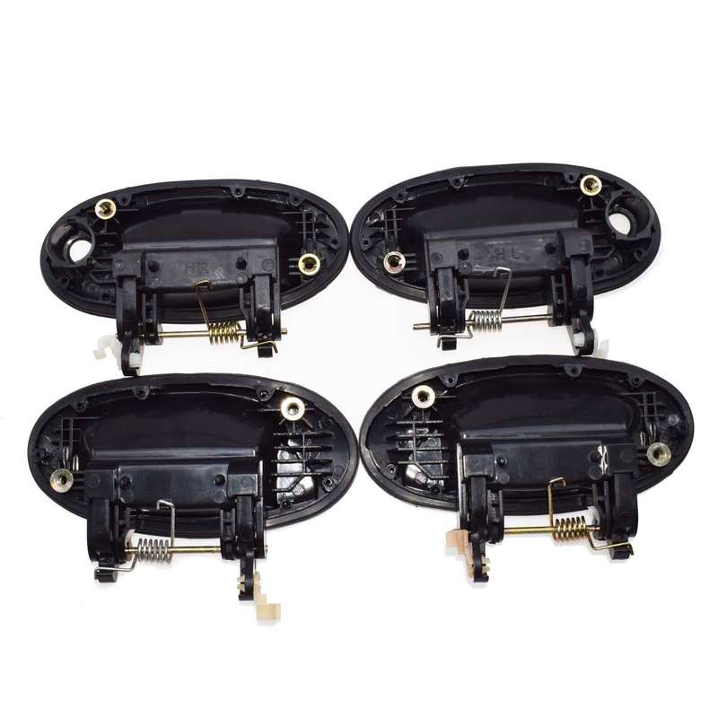 8Pcs Black Outside Black Inside Door Handle For Hyundai Elantra 8261029002LG New