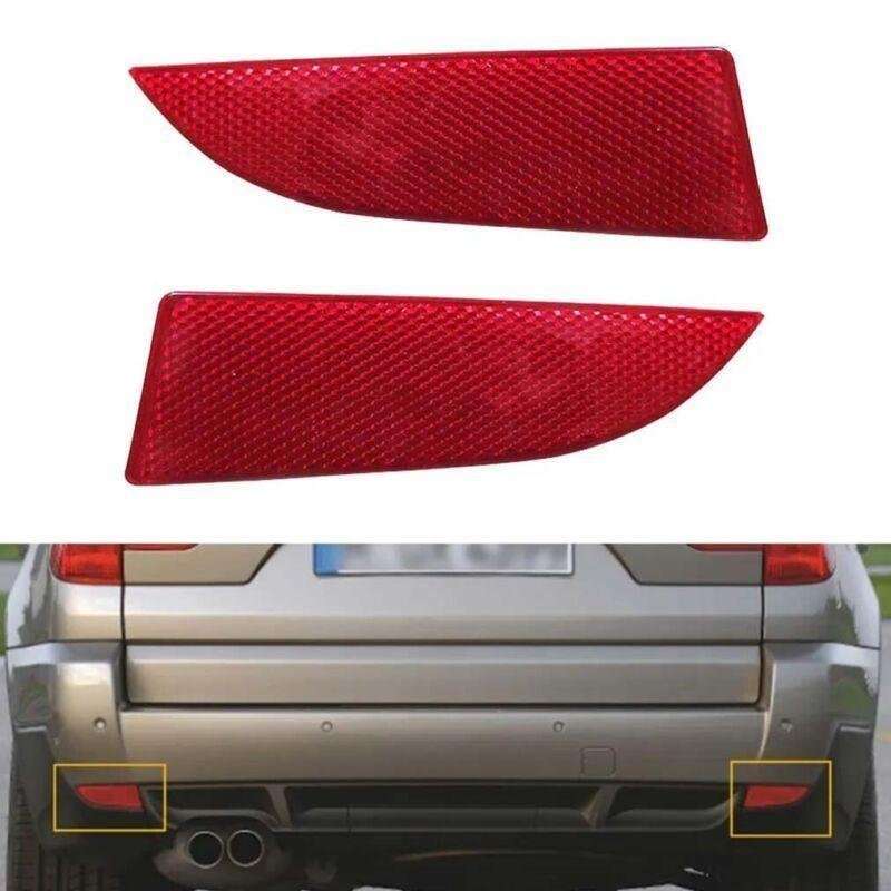 Fits For BMW X3 E83 2007-2010 1 Pair Rear Bumper Reflector Light Brake Lamp
