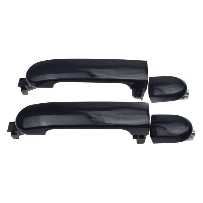 Rear Left &amp; Right Exterior Door Handles Pair For Nissan Versa 2007-2012 1.6 1.8L