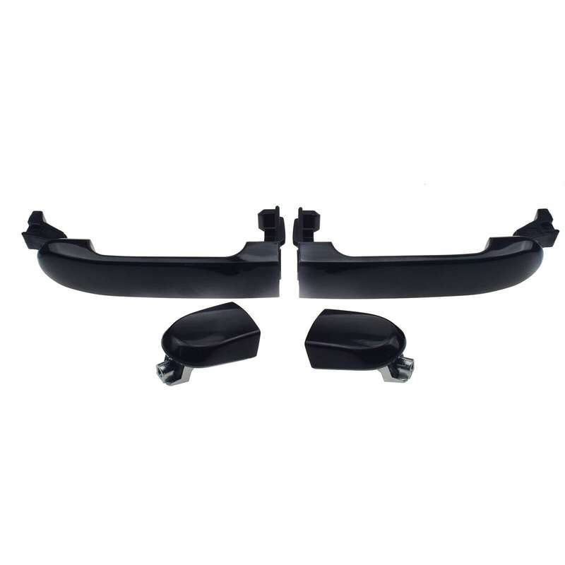 Rear Left &amp; Right Exterior Door Handles Pair For Nissan Versa 2007-2012 1.6 1.8L