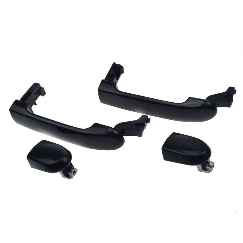 Rear Left &amp; Right Exterior Door Handles Pair For Nissan Versa 2007-2012 1.6 1.8L
