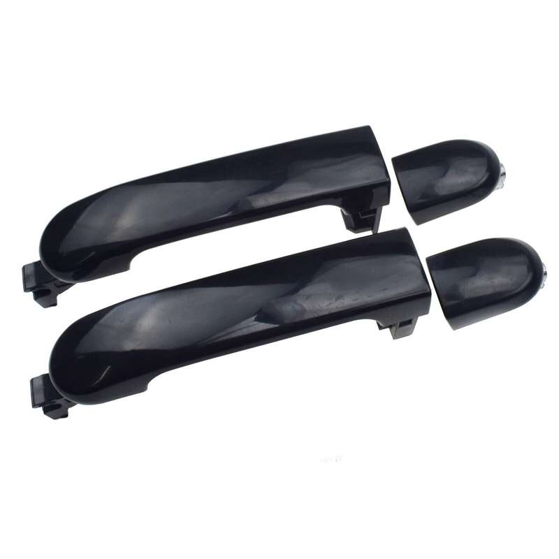 Rear Left &amp; Right Exterior Door Handles Pair For Nissan Versa 2007-2012 1.6 1.8L