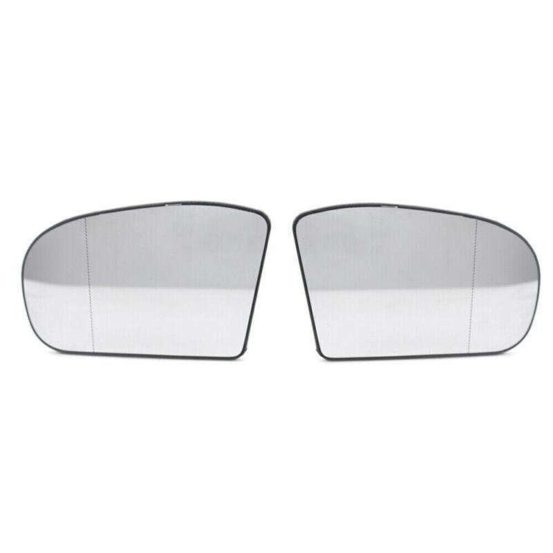 Pair Heated Side Wing Mirror Glass For Mercedes-Benz E/C-Class W211 W203 2001-07