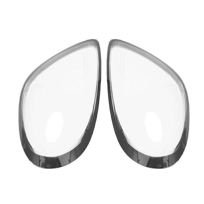 For Porsche Boxster Cayman 981 2014-2016 Headlight Headlamp Lens Cover Pair