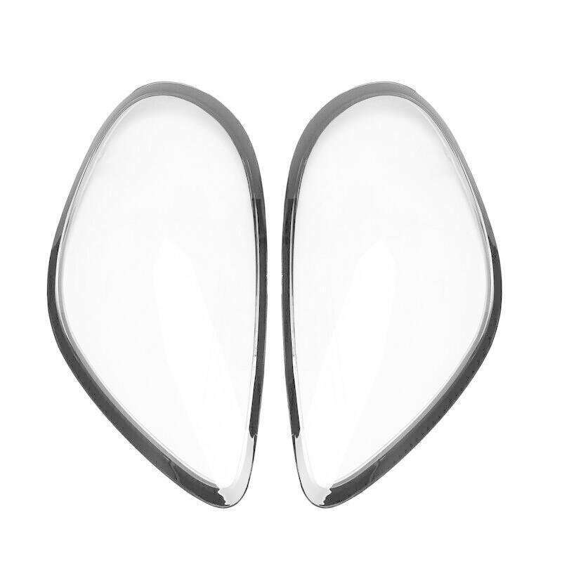 For Porsche Boxster Cayman 981 2014-2016 Headlight Headlamp Lens Cover Pair