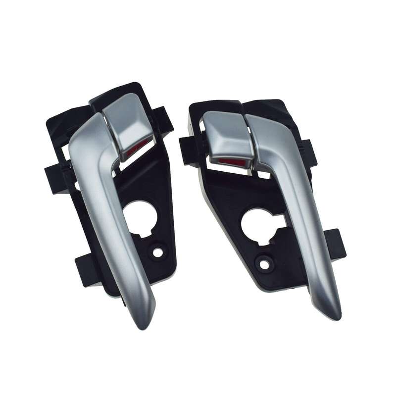 Rear Left &amp; Right Interior Door Handles Silver Pair For Kia Picanto 2011-2016