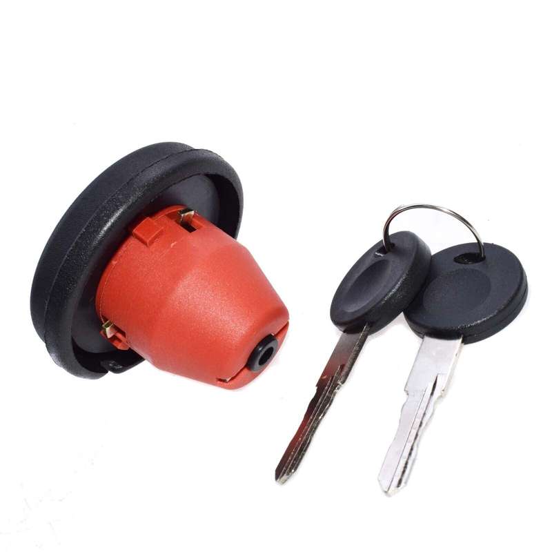 Fuel Tank Cap w/ 2 Key 701201553 For VW EuroVan Sharan Seat Alhambra FORD GALAXY