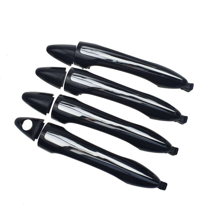 Front Rear Left Right Exterior Door Handles Set of 4 For Kia Forte Forte5 14-18