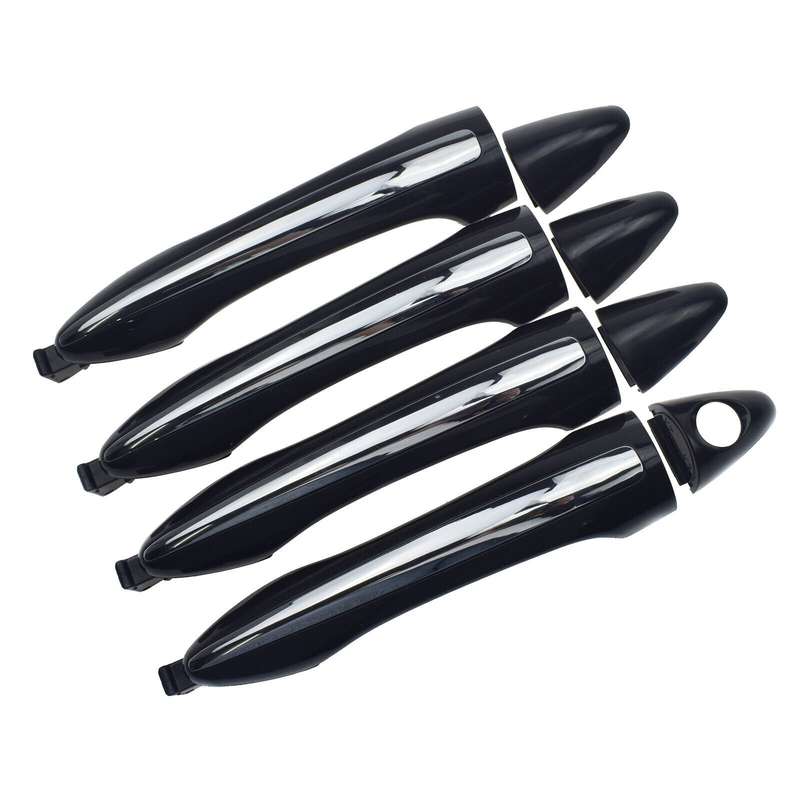 Front Rear Left Right Exterior Door Handles Set of 4 For Kia Forte Forte5 14-18