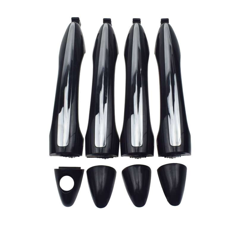 Front Rear Left Right Exterior Door Handles Set of 4 For Kia Forte Forte5 14-18
