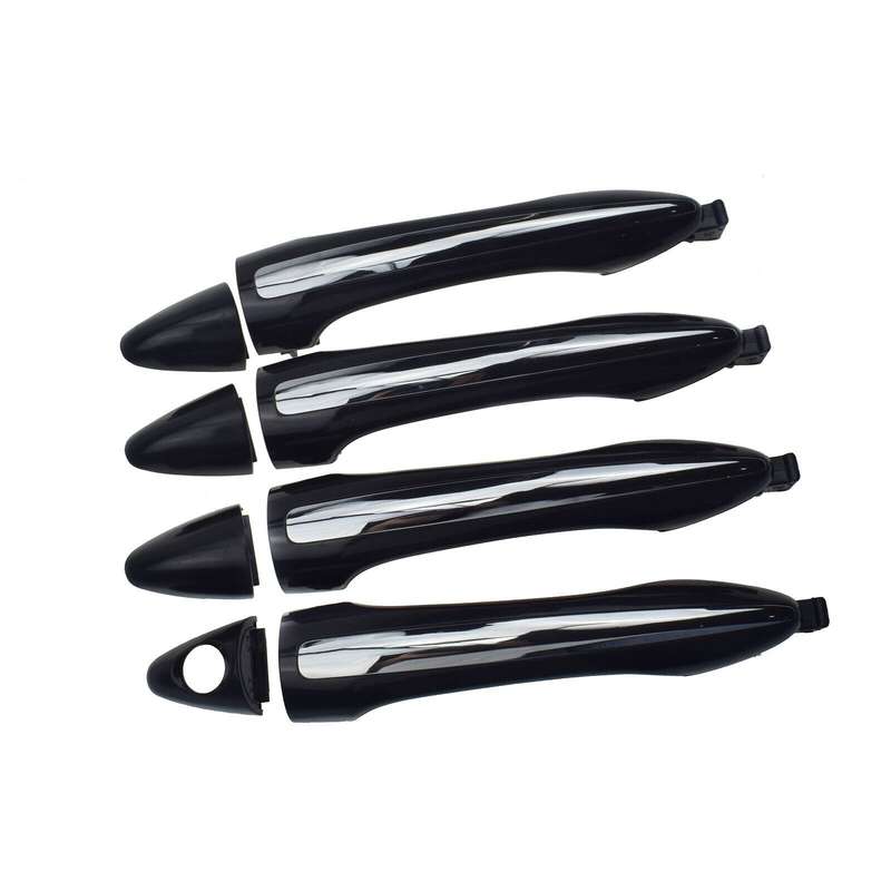 Front Rear Left Right Exterior Door Handles Set of 4 For Kia Forte Forte5 14-18
