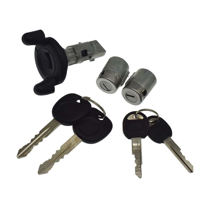 Ignition Lock &amp; Door Lock Cylinder w/ Keys For Chevy Express Astro GMC Savana