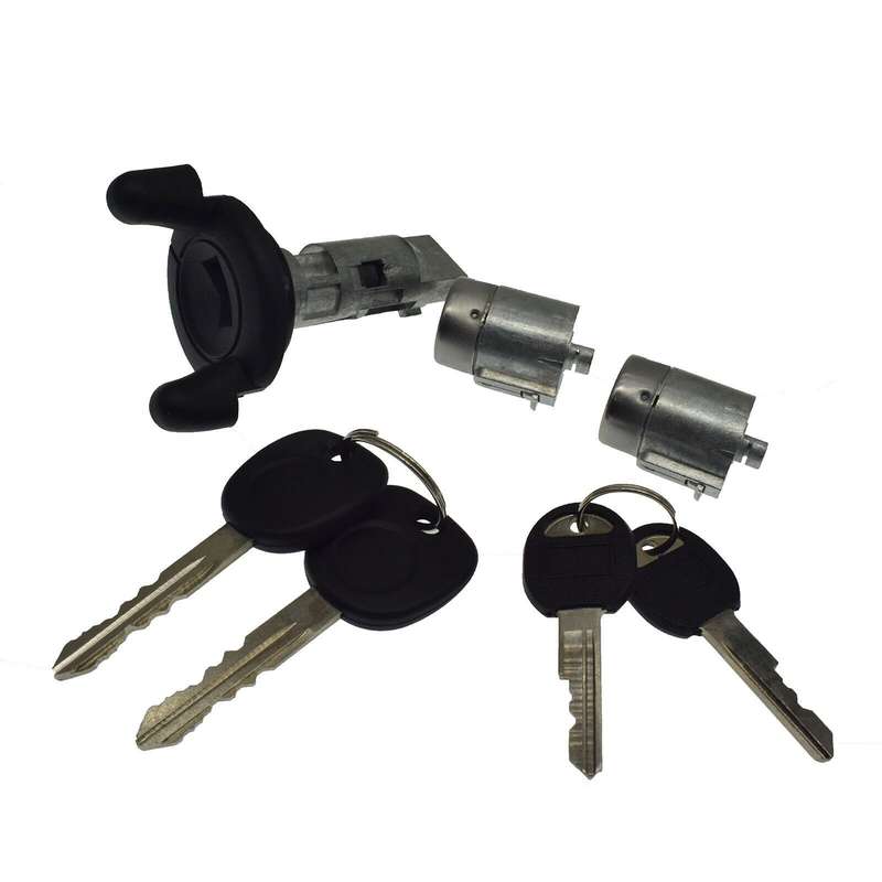 Ignition Lock &amp; Door Lock Cylinder w/ Keys For Chevy Express Astro GMC Savana