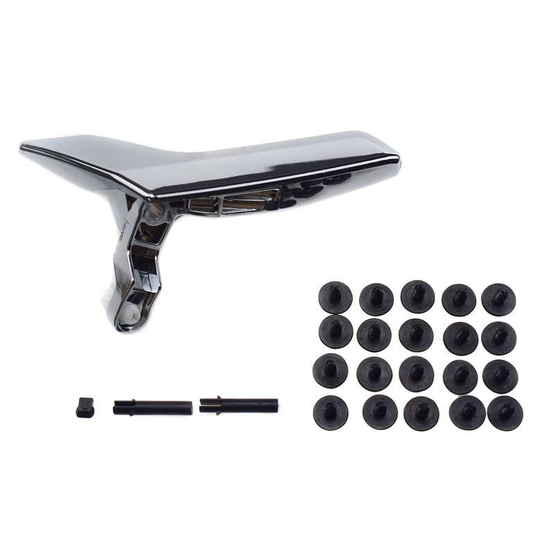 Silver Interior Door Handle Repair Kit Driver Side 2047201171 For Benz C250 C350