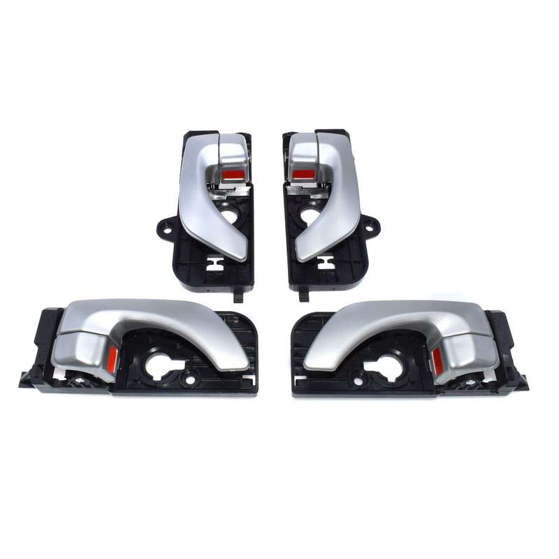 For Hyundai Sonata 2.4L 3.3L Silver Interior Inner Door Handles Set of 4