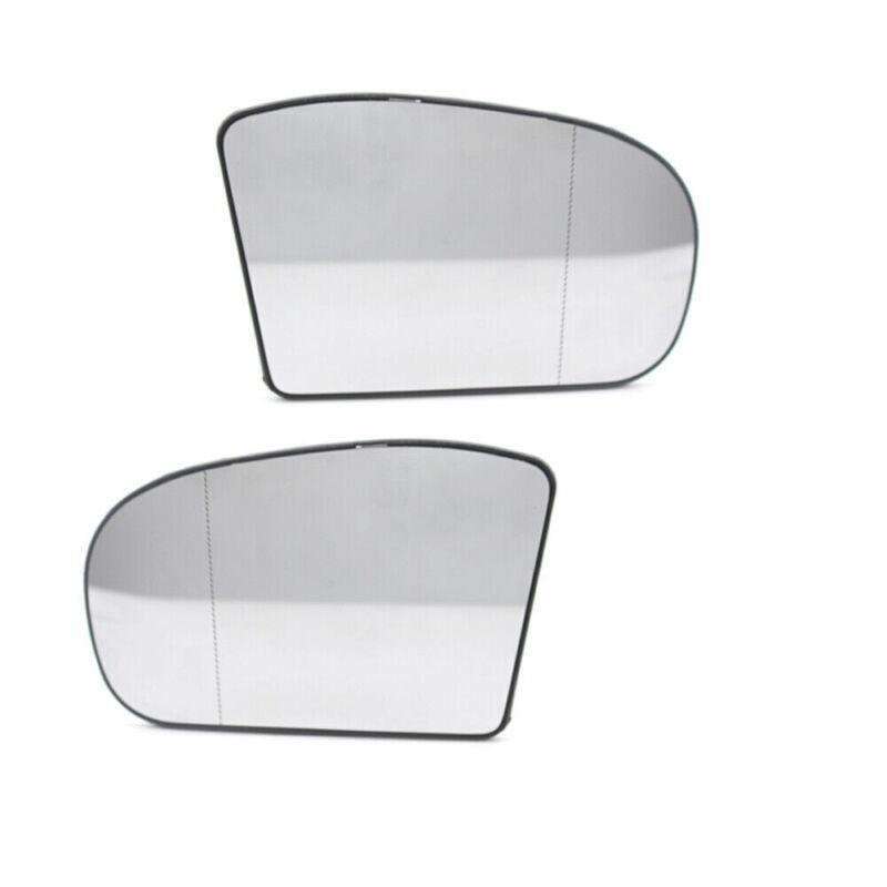 Pair Heated Side Wing Mirror Glass For Mercedes-Benz E/C-Class W211 W203 2001-07