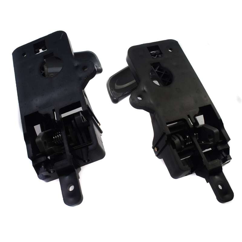 Gray Left &amp; Right Interior Door Handles 2PCS For Hyundai Santa Fe 2007-2012