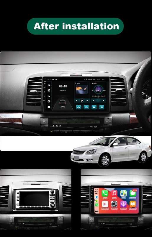 For Toyota Allion Premio T240 2001-2007 Android 13 Car Radio Stereo GPS Sat Nav