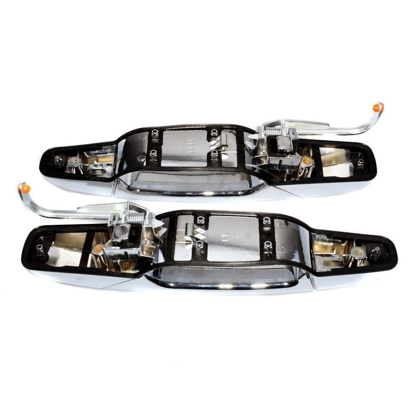 Outside Chrome Door Handles Rear L &amp; R For Chevrolet Tahoe Silverado GMC Sierra