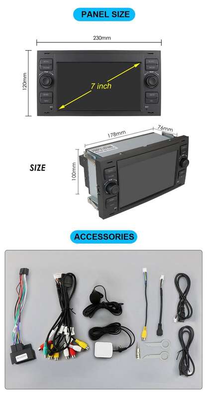 DAB+ Car Stereo Android Sat Navi Radio For FORD FOCUS C-MAX KUGA FIESTA TRANSIT
