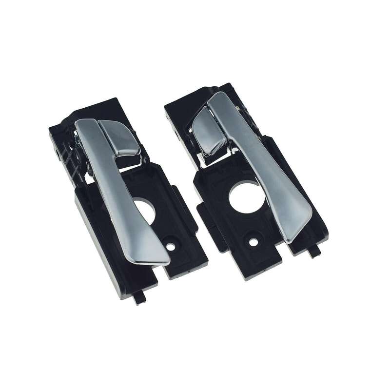 Front Left &amp; Right Interior Door Handles Pair Chrome For Hyundai Accent 2012-17