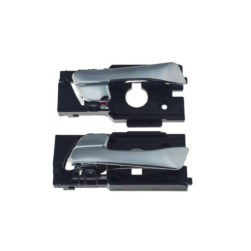 Front Left &amp; Right Interior Door Handles Pair Chrome For Hyundai Accent 2012-17