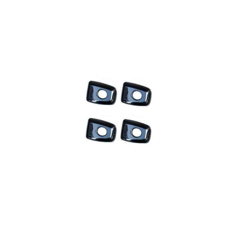 For BMW X5 G05 2019-2021 Black Titanium Inner Door Bolt Lock Down Ring Trim 4PCS