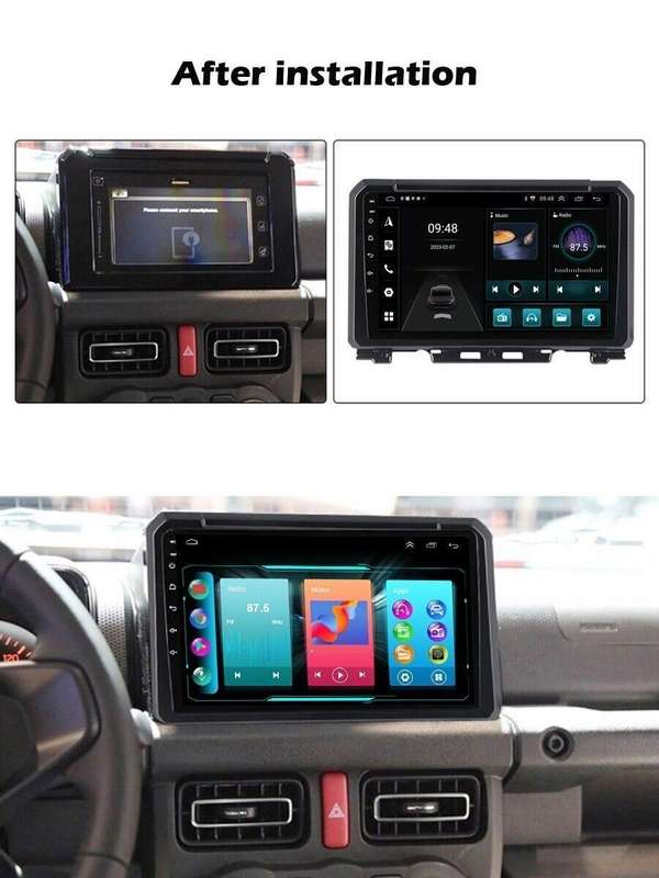 wifi Android 12 CarPlay GPS Sat Nav BT DAB Autoradio For Suzuki Jimny 2018-2020