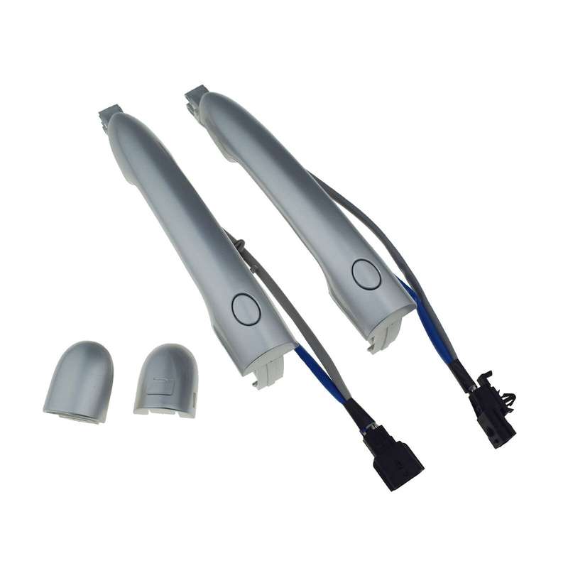 Front LH &amp; RH Exterior Silver Door Handle w/ Inductance For Renault Koleos 09-18