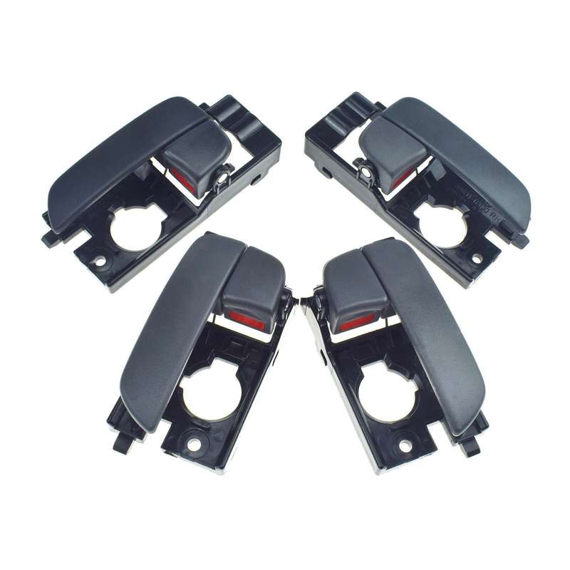 Set of 4 Interior Door Handles Gray FL FR RL RR For Hyundai Accent 2006-2011
