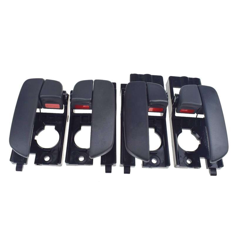 Set of 4 Interior Door Handles Gray FL FR RL RR For Hyundai Accent 2006-2011