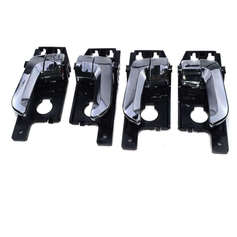 4Pcs Interior Door Handles Chrome Left &amp; Right Side For Kia Sportage 2005-2010