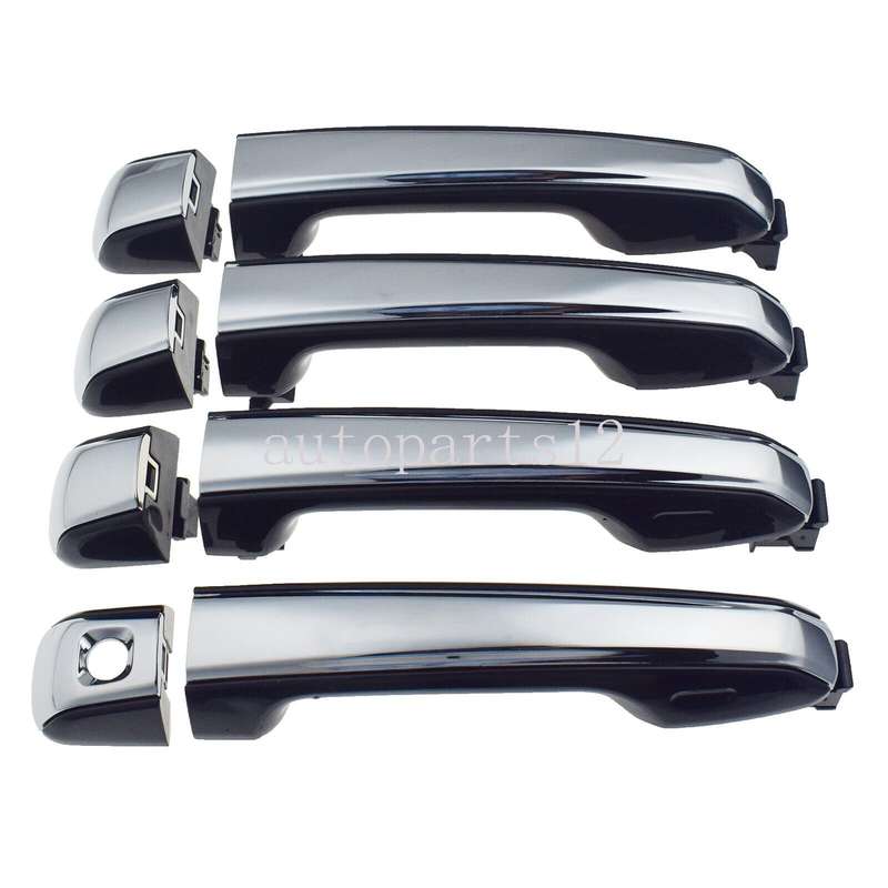Set of 4 Exterior Door Handles Chrome FL FR RL RR For Lexus GX460 2010-2021