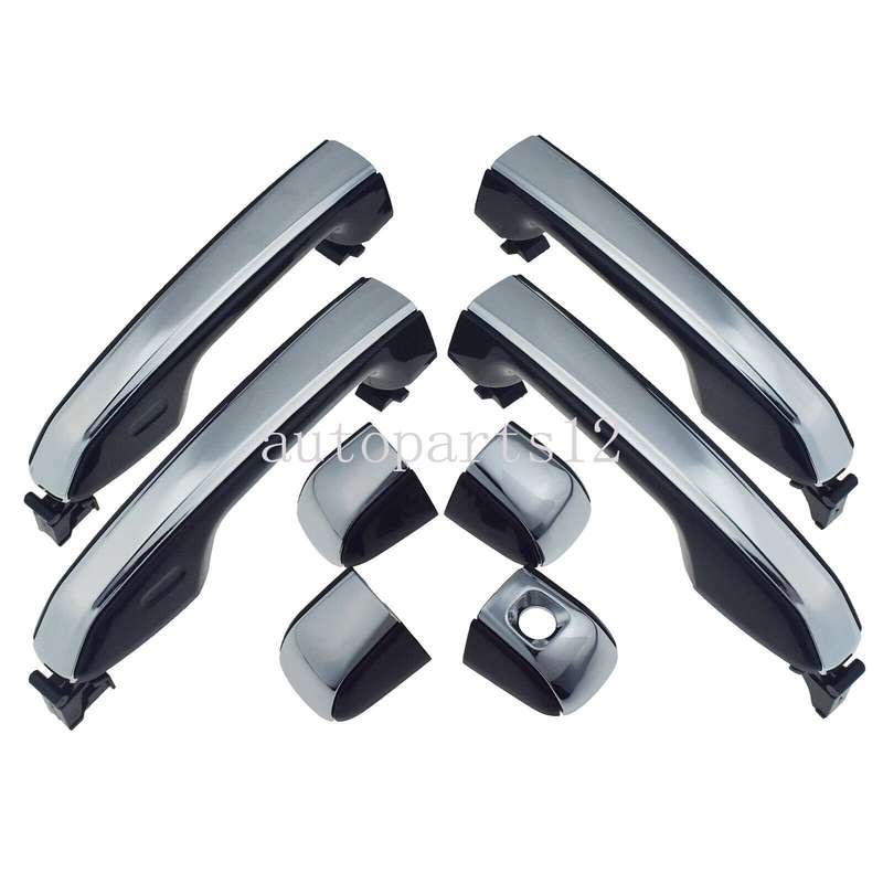 Set of 4 Exterior Door Handles Chrome FL FR RL RR For Lexus GX460 2010-2021