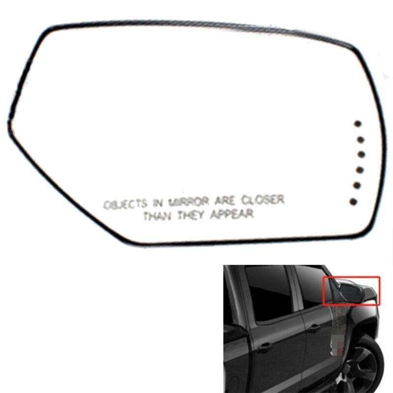 Rearview Mirror Glass For Chevrolet Silverado Sierra 1500 2014-2018 Right Side