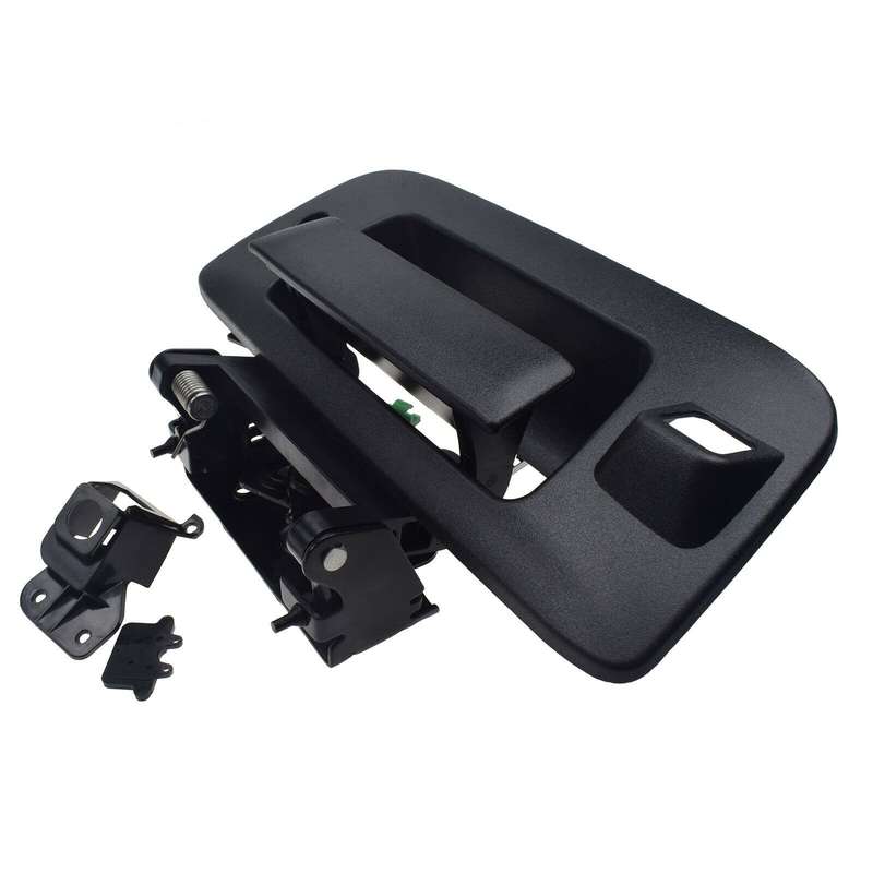 For Chevrolet Silverado GMC Tailgate Handle Handle Cover Bezel w/ Camera Hole