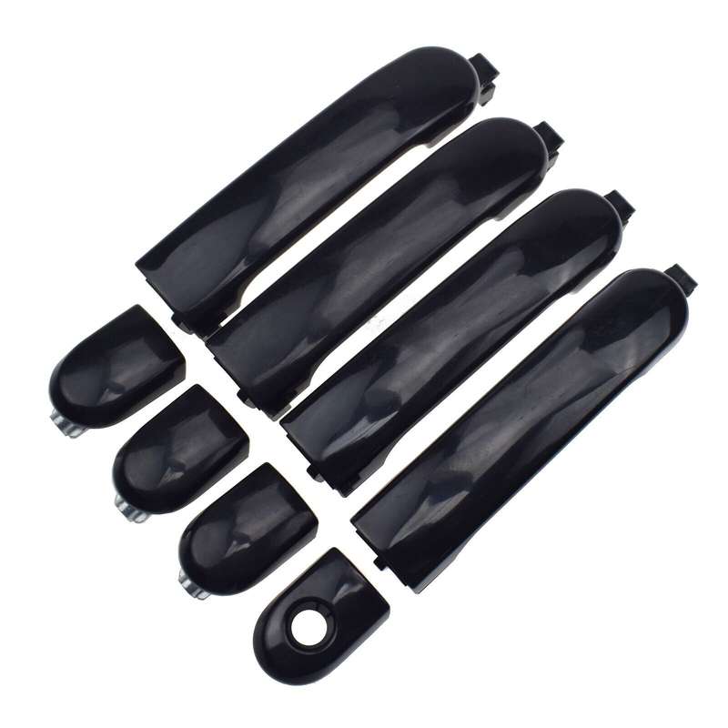 Set of 4 Exterior Door Handles FL FR RL RR For Nissan Versa 2007-2012 1.6L 1.8L