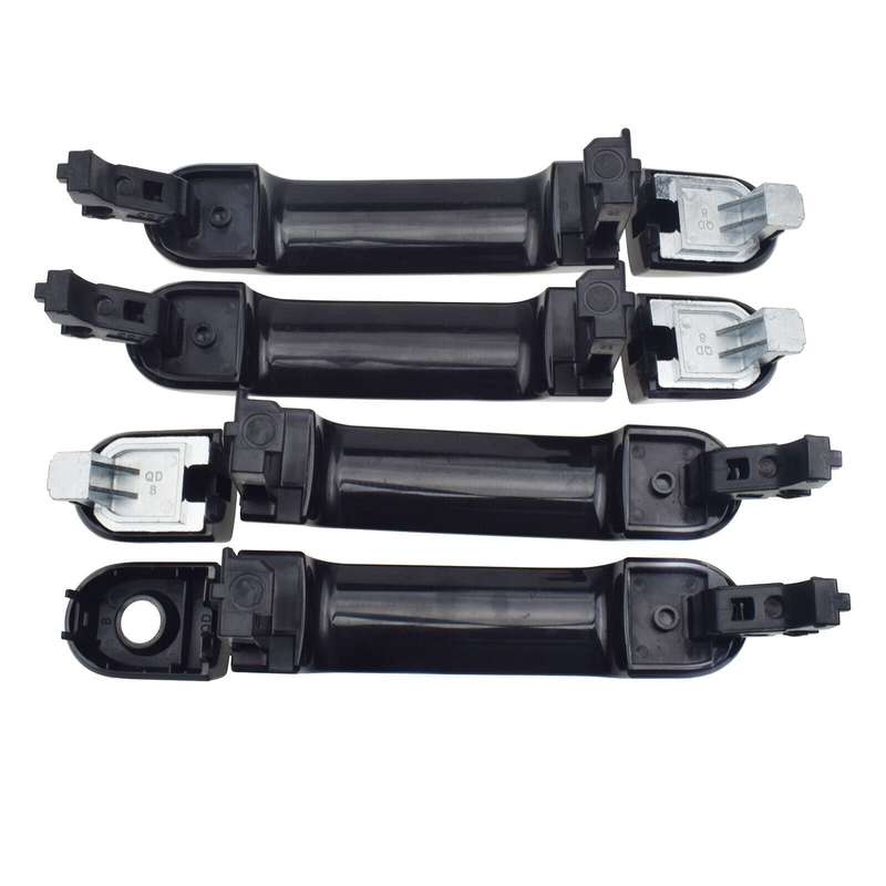 Set of 4 Exterior Door Handles FL FR RL RR For Nissan Versa 2007-2012 1.6L 1.8L