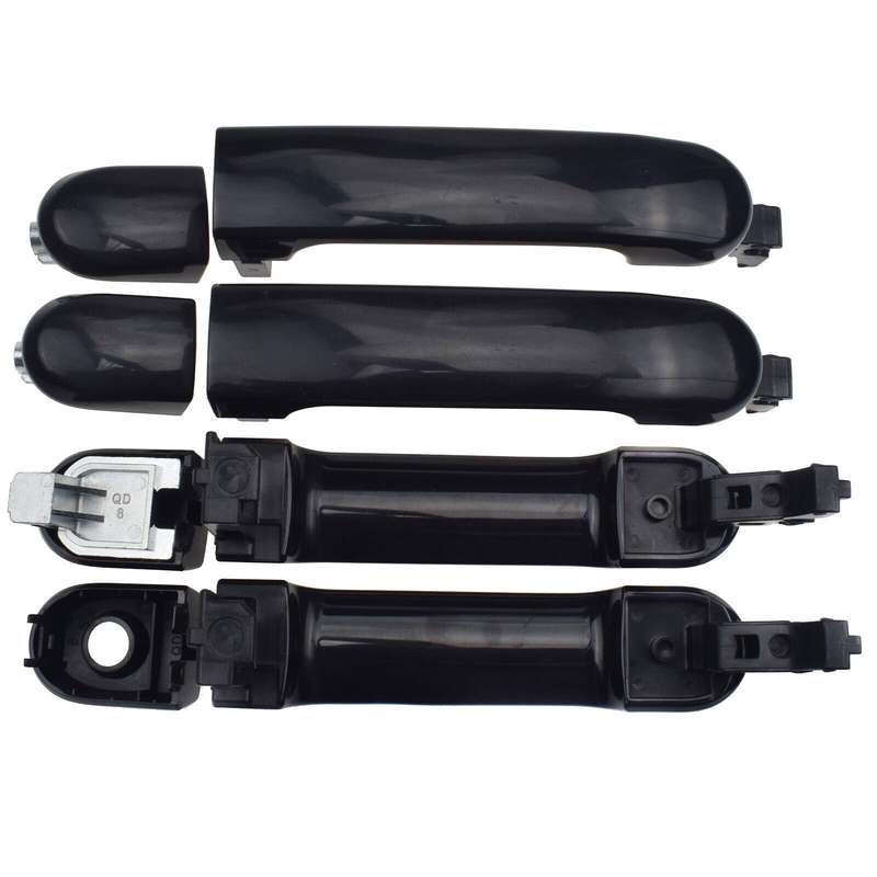 Set of 4 Exterior Door Handles FL FR RL RR For Nissan Versa 2007-2012 1.6L 1.8L