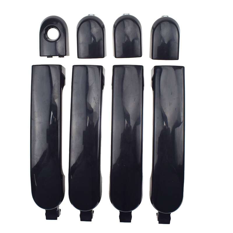 Set of 4 Exterior Door Handles FL FR RL RR For Nissan Versa 2007-2012 1.6L 1.8L