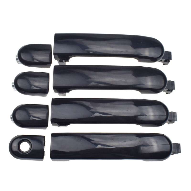 Set of 4 Exterior Door Handles FL FR RL RR For Nissan Versa 2007-2012 1.6L 1.8L