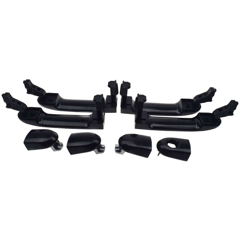 Set of 4 Exterior Door Handles FL FR RL RR For Nissan Versa 2007-2012 1.6L 1.8L