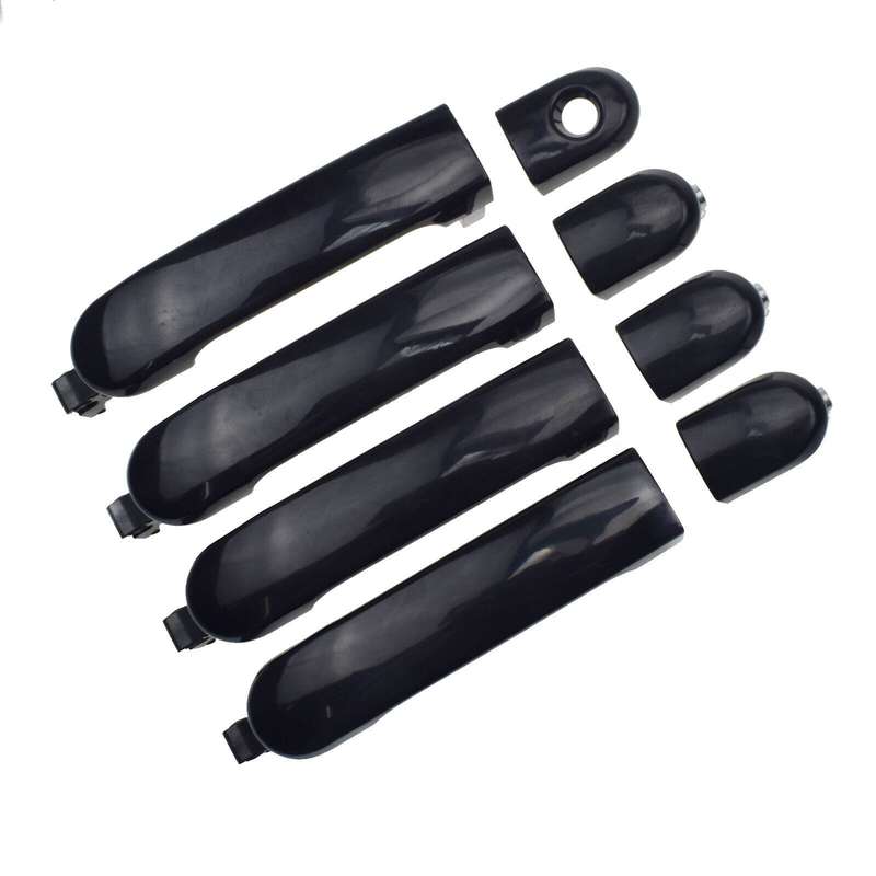 Set of 4 Exterior Door Handles FL FR RL RR For Nissan Versa 2007-2012 1.6L 1.8L
