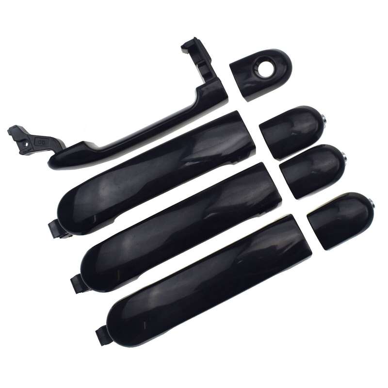 Set of 4 Exterior Door Handles FL FR RL RR For Nissan Versa 2007-2012 1.6L 1.8L