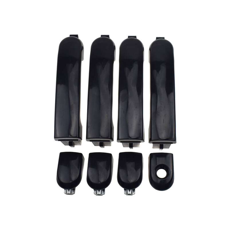 Set of 4 Exterior Door Handles FL FR RL RR For Nissan Versa 2007-2012 1.6L 1.8L