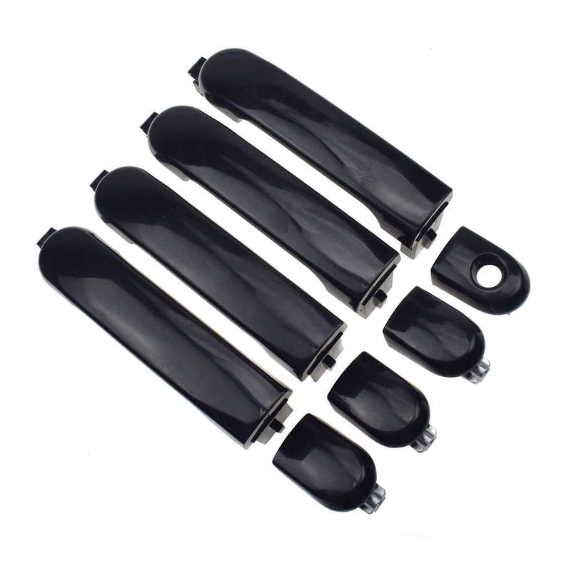 Set of 4 Exterior Door Handles FL FR RL RR For Nissan Versa 2007-2012 1.6L 1.8L
