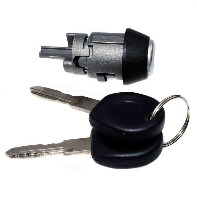 Lgnition Lock Cylinder Key For VW Golf Jetta Passat Cabrio EuroVan Transporter