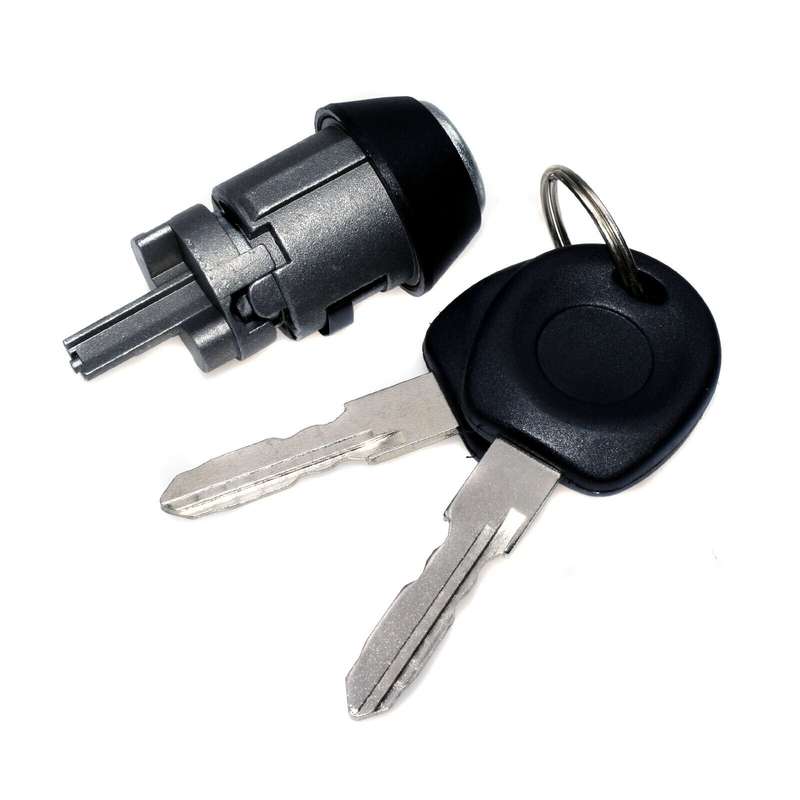 Lgnition Lock Cylinder Key For VW Golf Jetta Passat Cabrio EuroVan Transporter